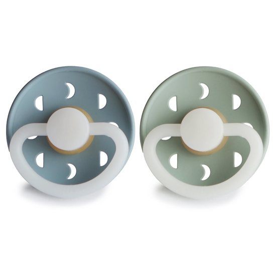 FRIGG Moon Phase Latex Strl 1 Stone Blue Night/Sage Night 2-pack