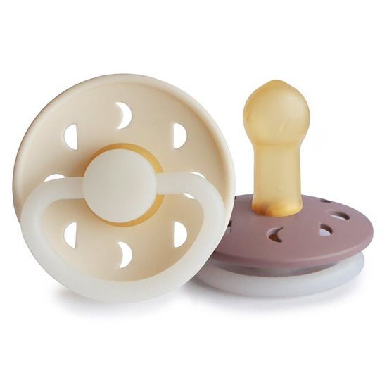 FRIGG Moon Phase Latex Strl 2 Cream Night/Twilight Mauve Night 2-pack