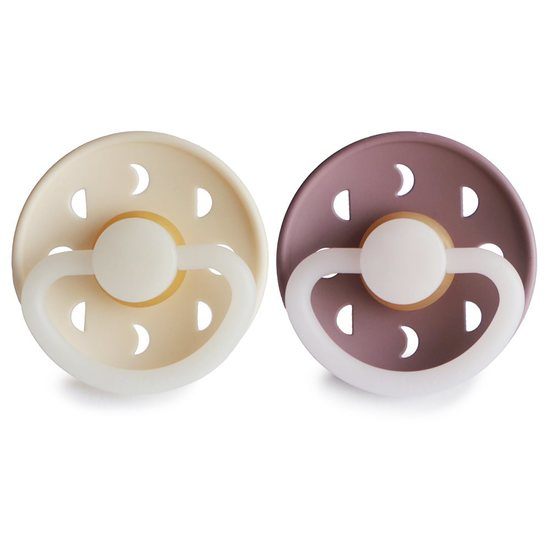 FRIGG Moon Phase Latex Strl 2 Cream Night/Twilight Mauve Night 2-pack
