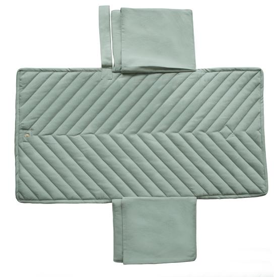 Mushie Portabel Skötdyna Roman Green