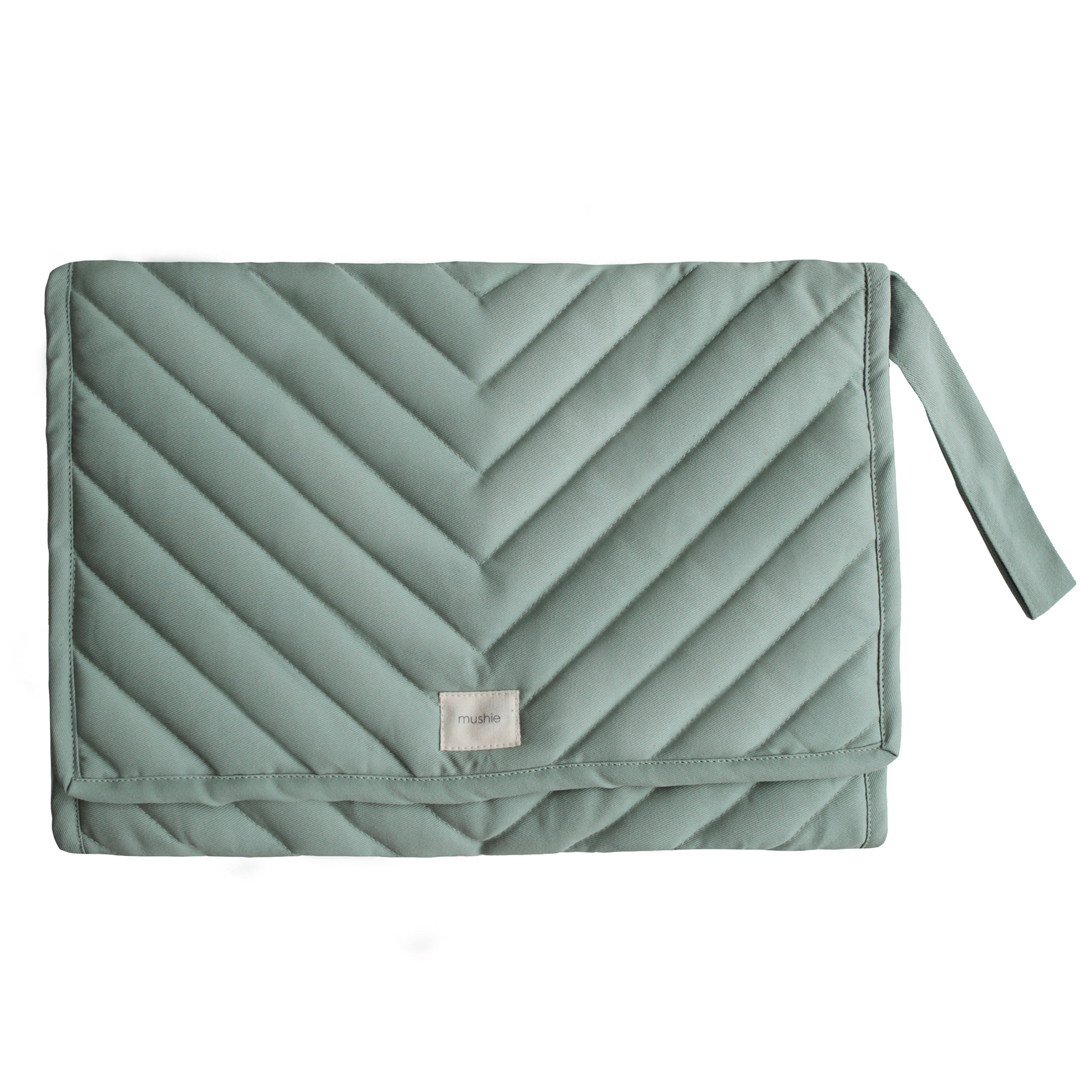Mushie Portabel Skötdyna Roman Green