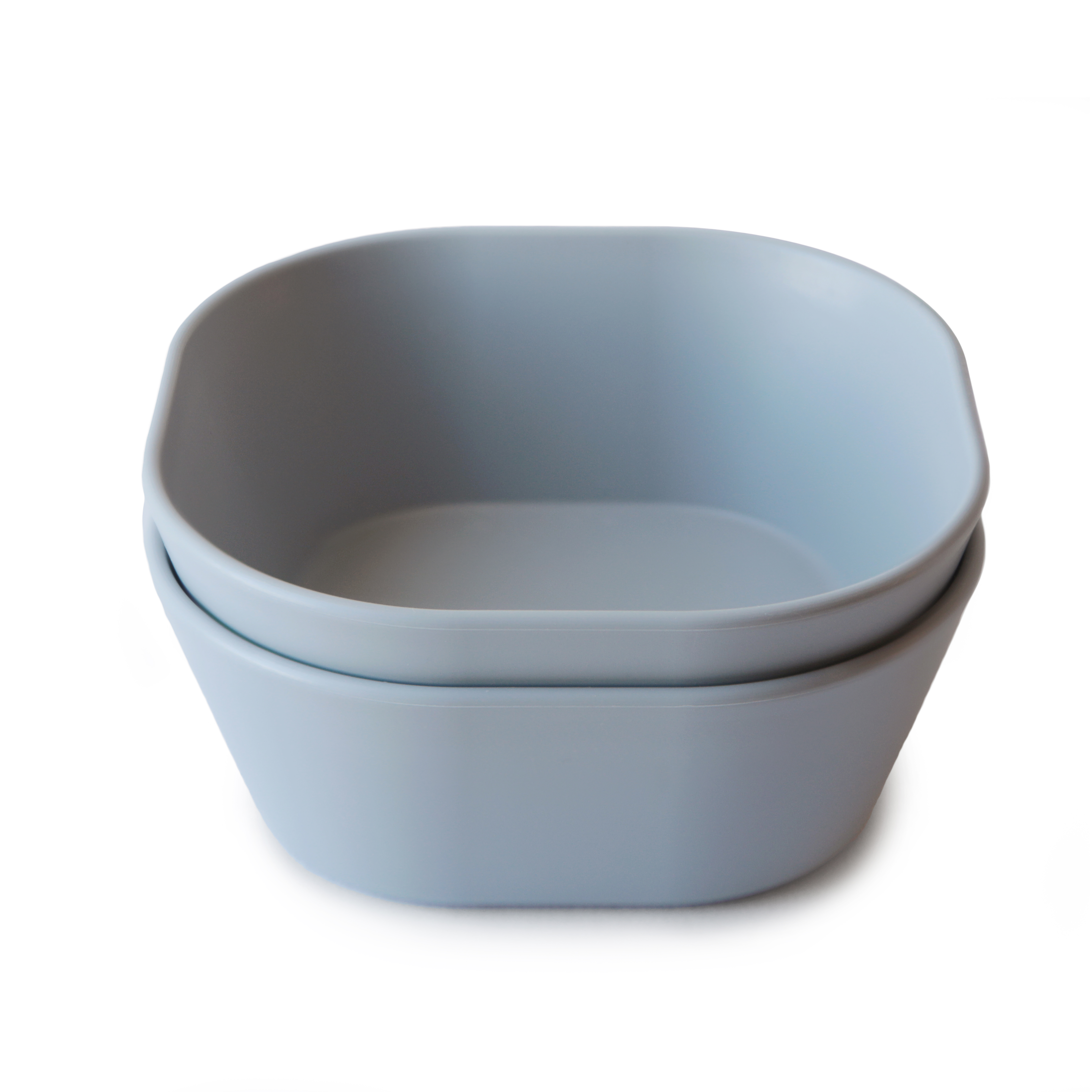 Mushie Skålar Square Cloud 2-pack