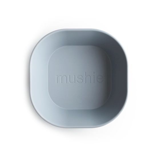 Mushie Skålar Square Cloud 2-pack