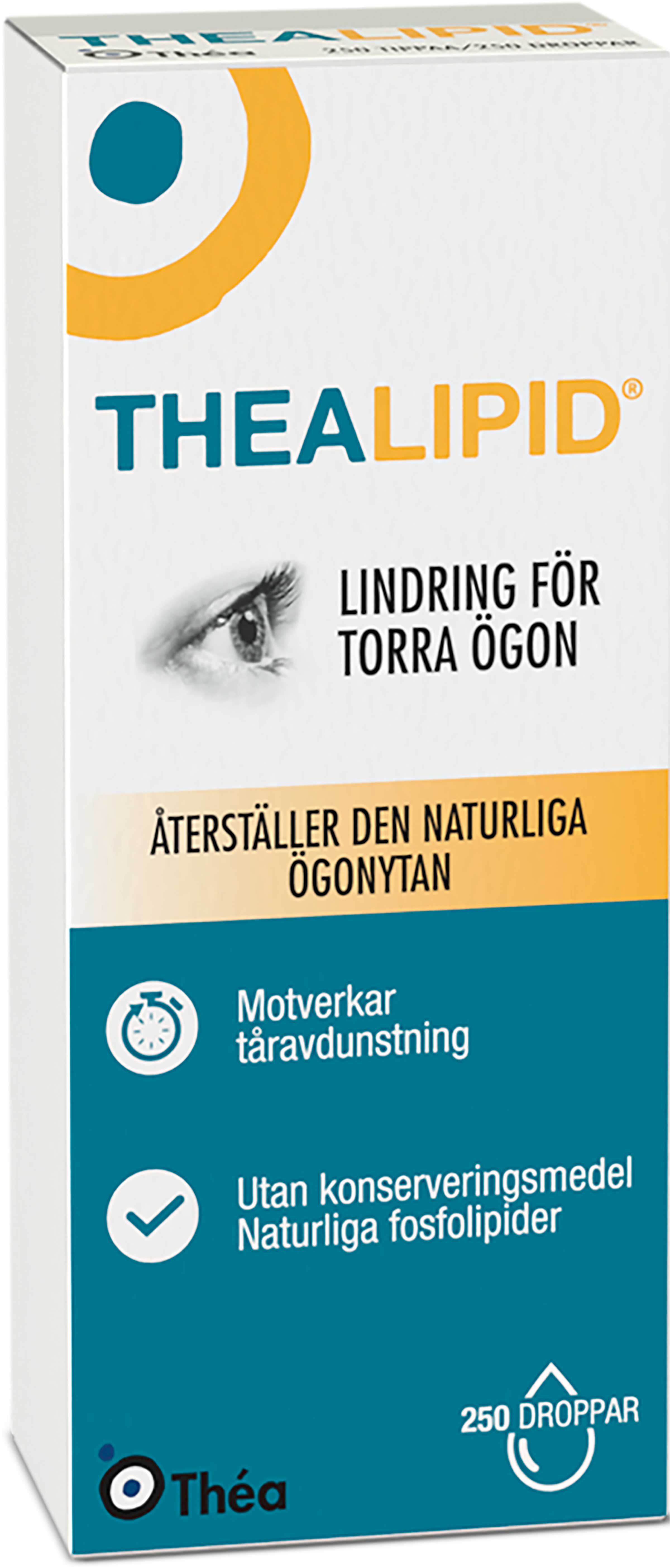 Thealipid 250 doser Ögondroppar 10 ml