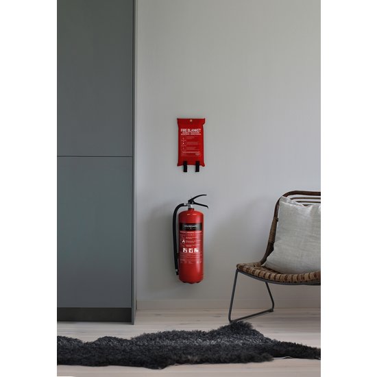 Housegard Brandfilt med Silikonbeläggning 120x180 cm röd