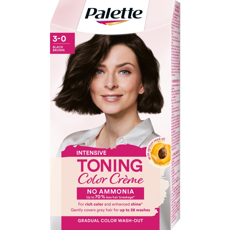 Palette Intensive Toning Color Crème 3-0 Black Brown