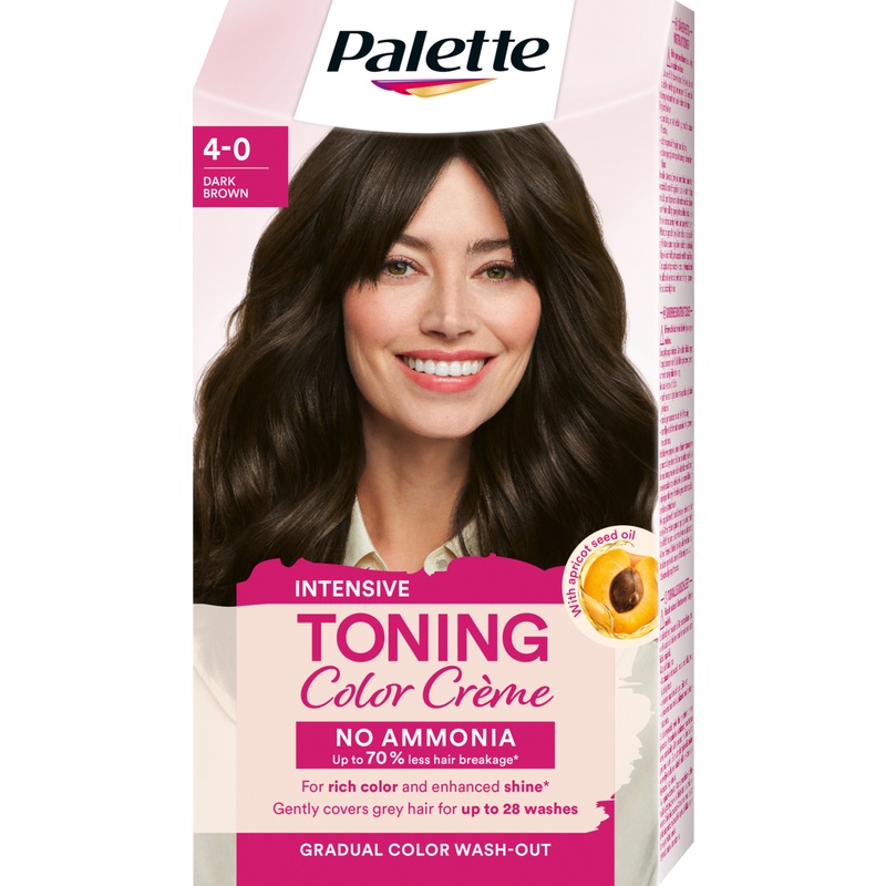 Palette Intensive Toning Color Crème 4-0 Dark Brown