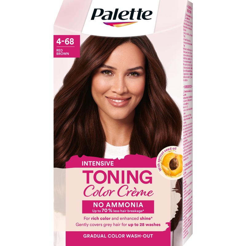 Palette Intensive Toning Color Crème 4-68 Red Brown