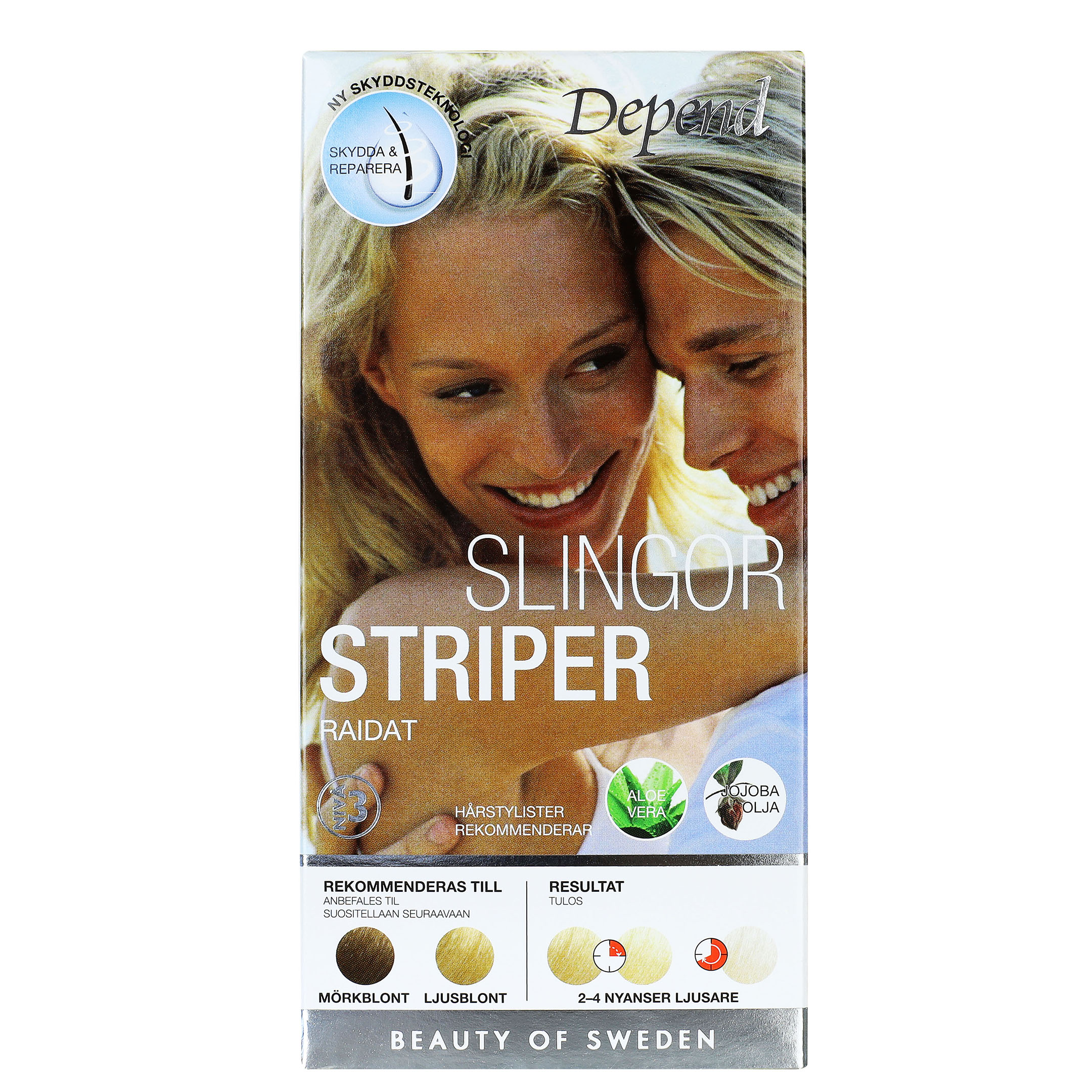 Depend Slingor Mörkblond-ljusblond