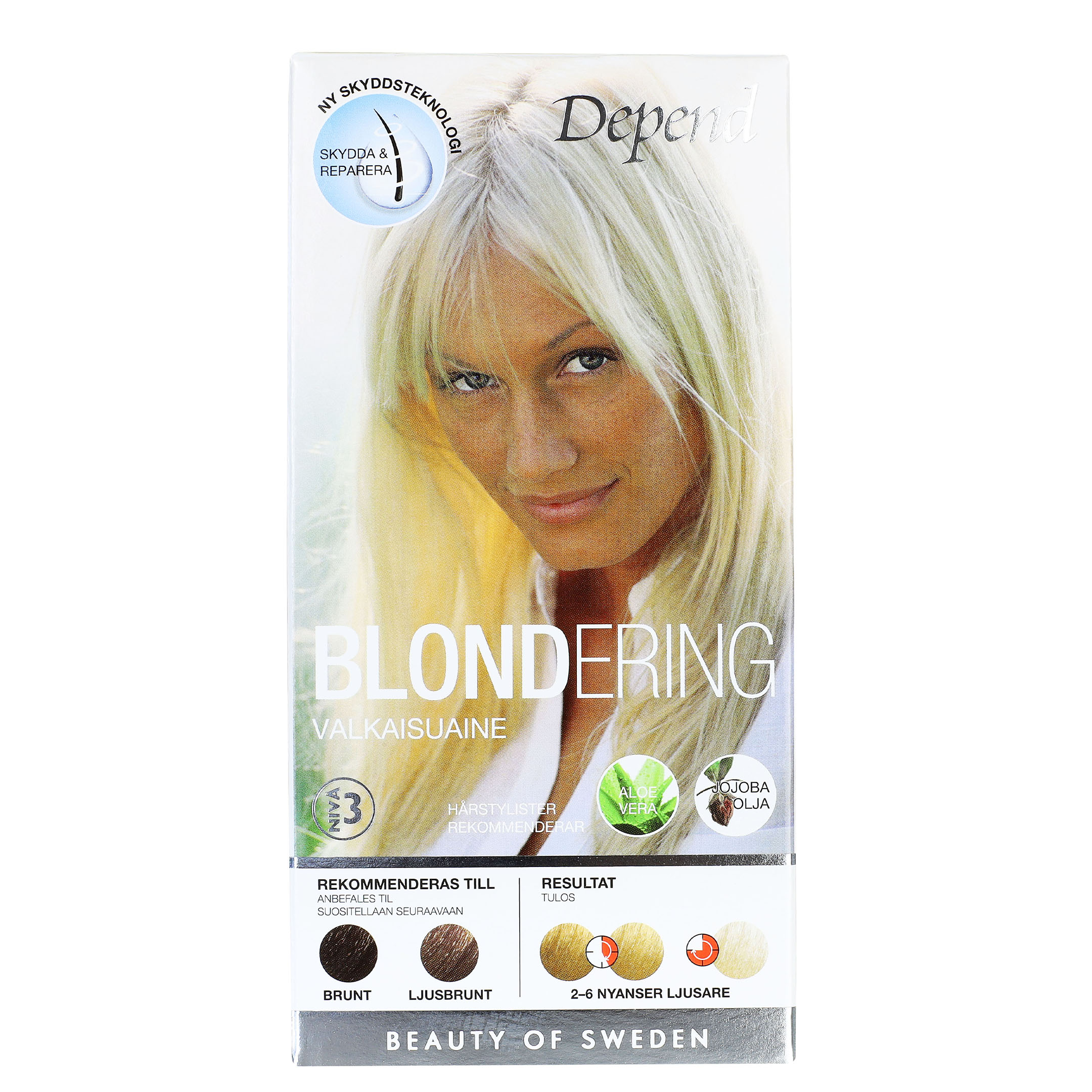 Depend Blondering Brun-ljusbrun