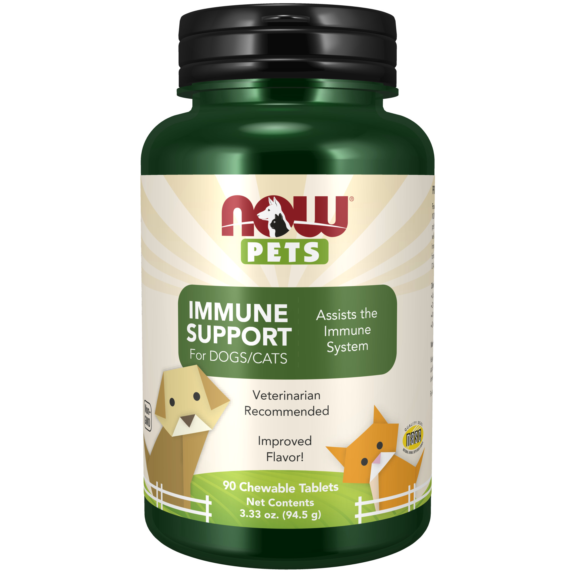 NOW Pets Immune Support 90 tabletter