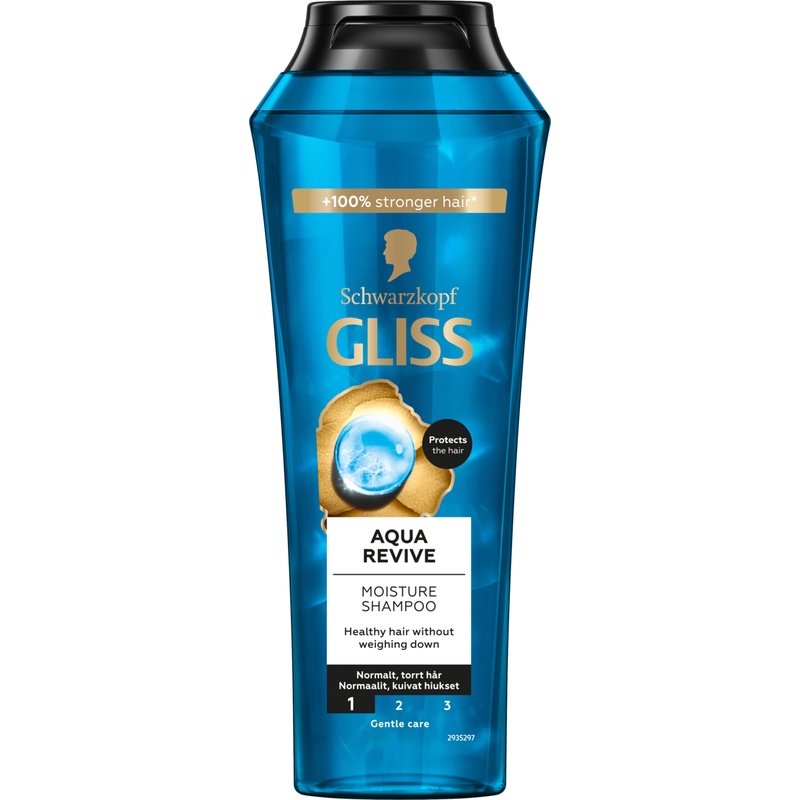 Schwarzkopf Gliss Moisture Schampo Aqua Revive 250 ml