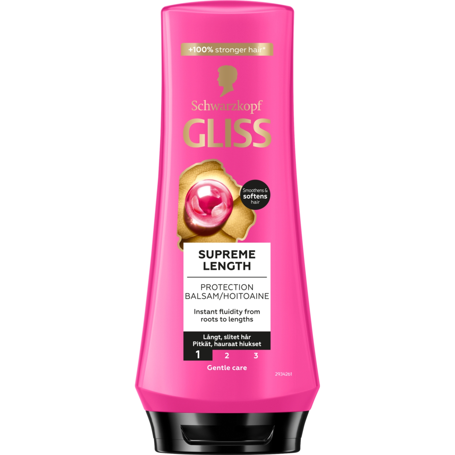 Alternativ bild 1 för Schwarzkopf Gliss Protection Conditioner Supreme Length 200 ml