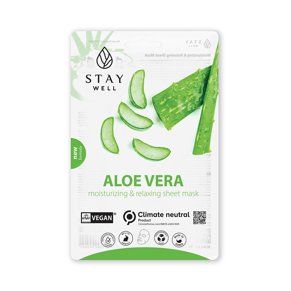 STAY Well Vegan Sheet Mask Aloe 23 g