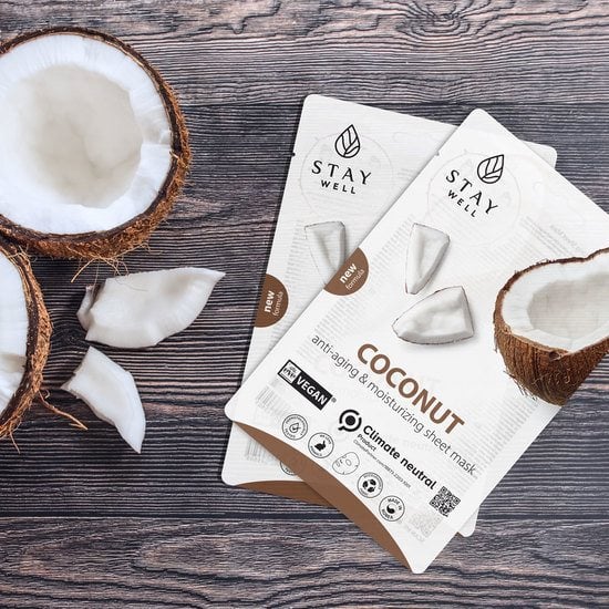 STAY Well Vegan Sheet Mask Coconut 23 g