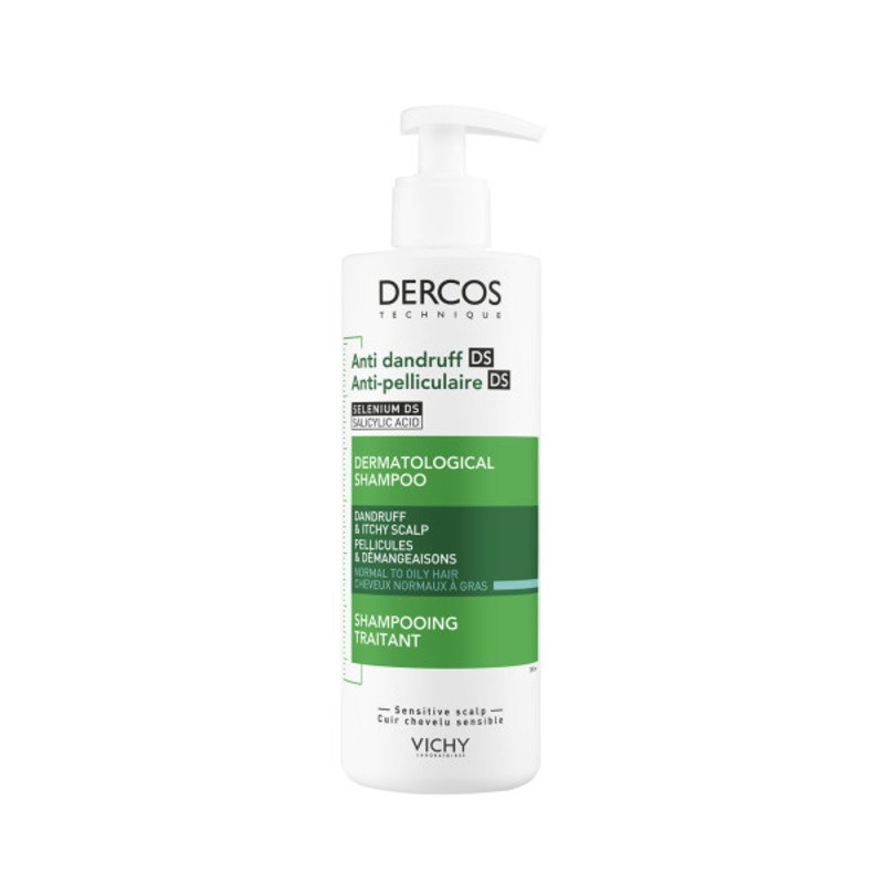 Vichy Dercos Technique Anti-Dandruff Schampo for Normal and Oily Hair 390 ml