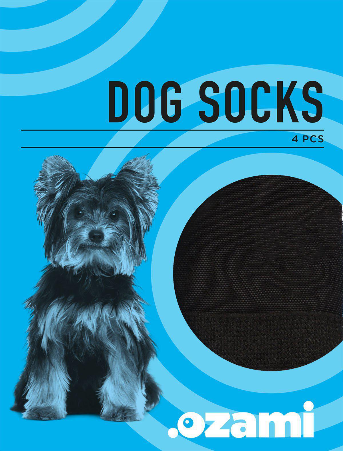 Ozami Hundstrumpor långdistanssocka Svart XS 4-pack