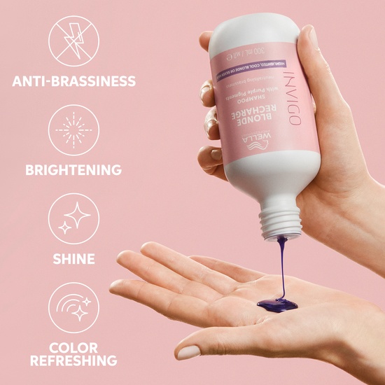 Wella Professionals Invigo Blonde Recharge Cool Blonde Schampo 300 ml