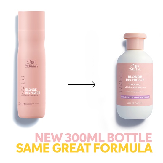 Wella Professionals Invigo Blonde Recharge Cool Blonde Schampo 300 ml