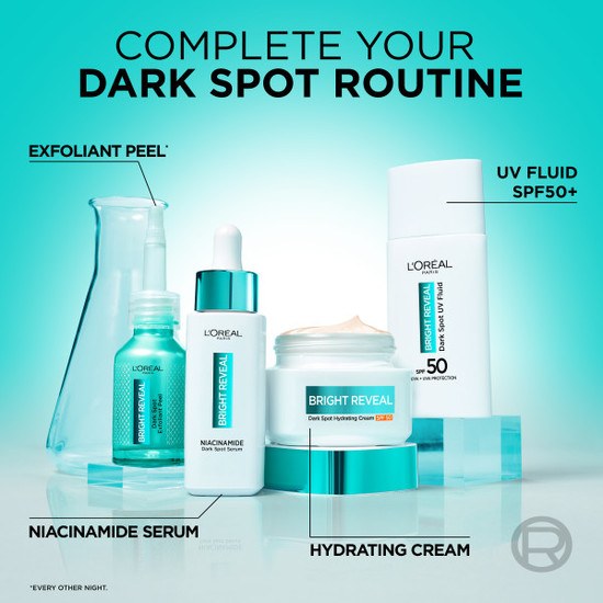 L'Oréal Paris Bright Reveal Niacinamide Dark Spot Exfoliant Peel 25 ml