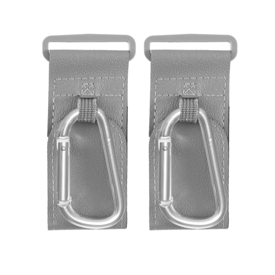 Fresh Kid Barnvagnskrokar Grå 2-pack