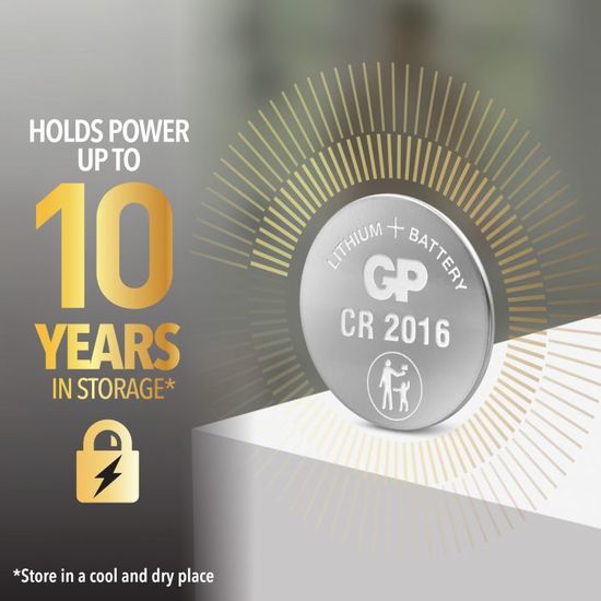 GP Batteries knappcell Litium CR2032 4-pack