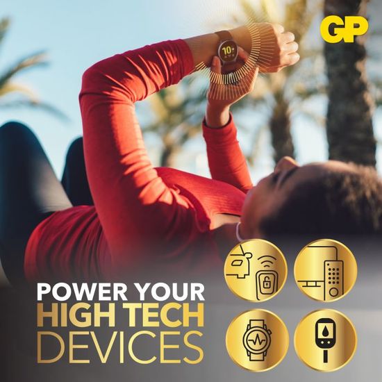 GP Batteries knappcell Litium CR2032 4-pack