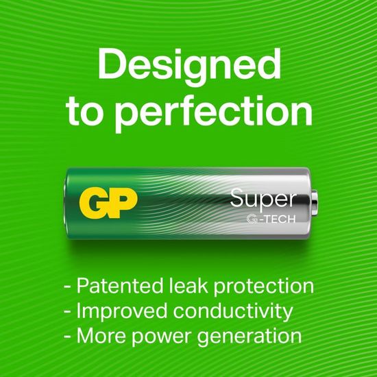 GP Batteries Super Alkaline D-batteri LR20 2-pack