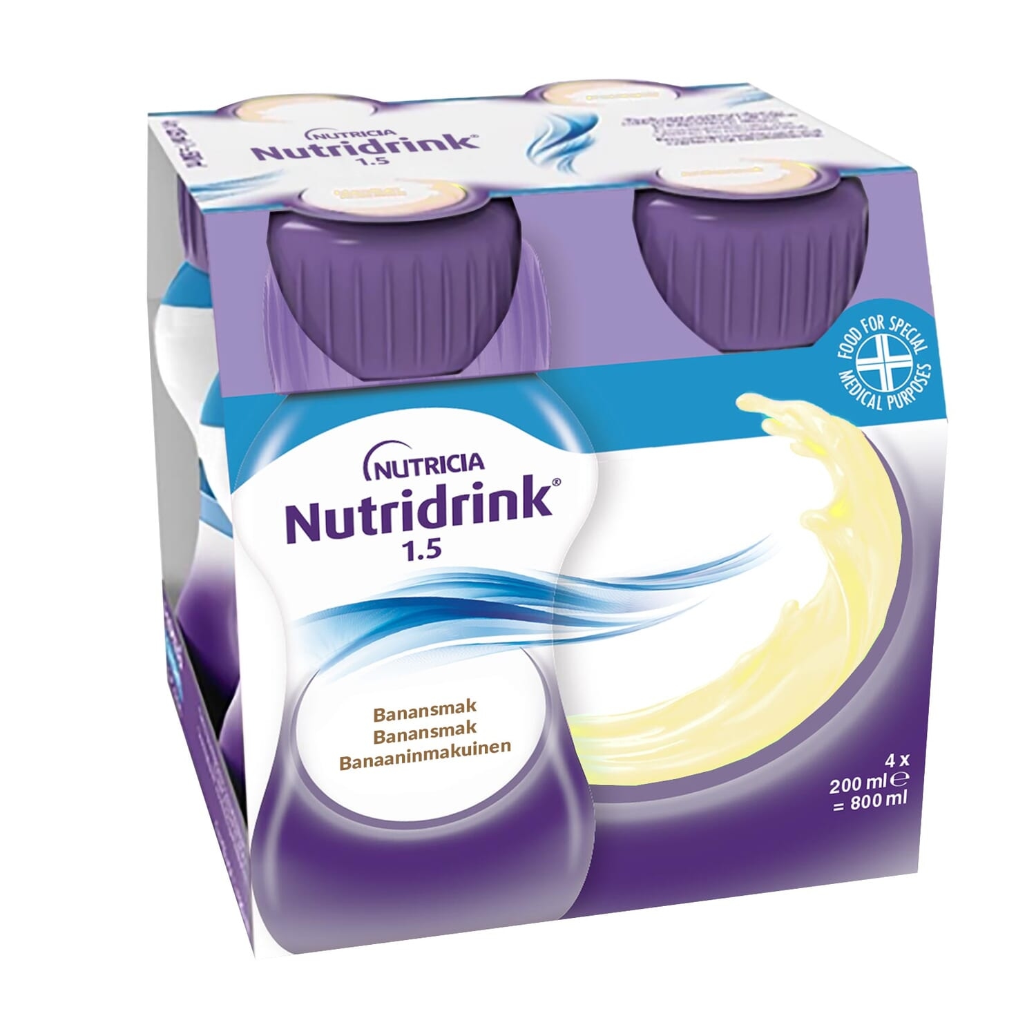 Alternativ bild 1 för Nutridrink Banan 4 x 200 ml