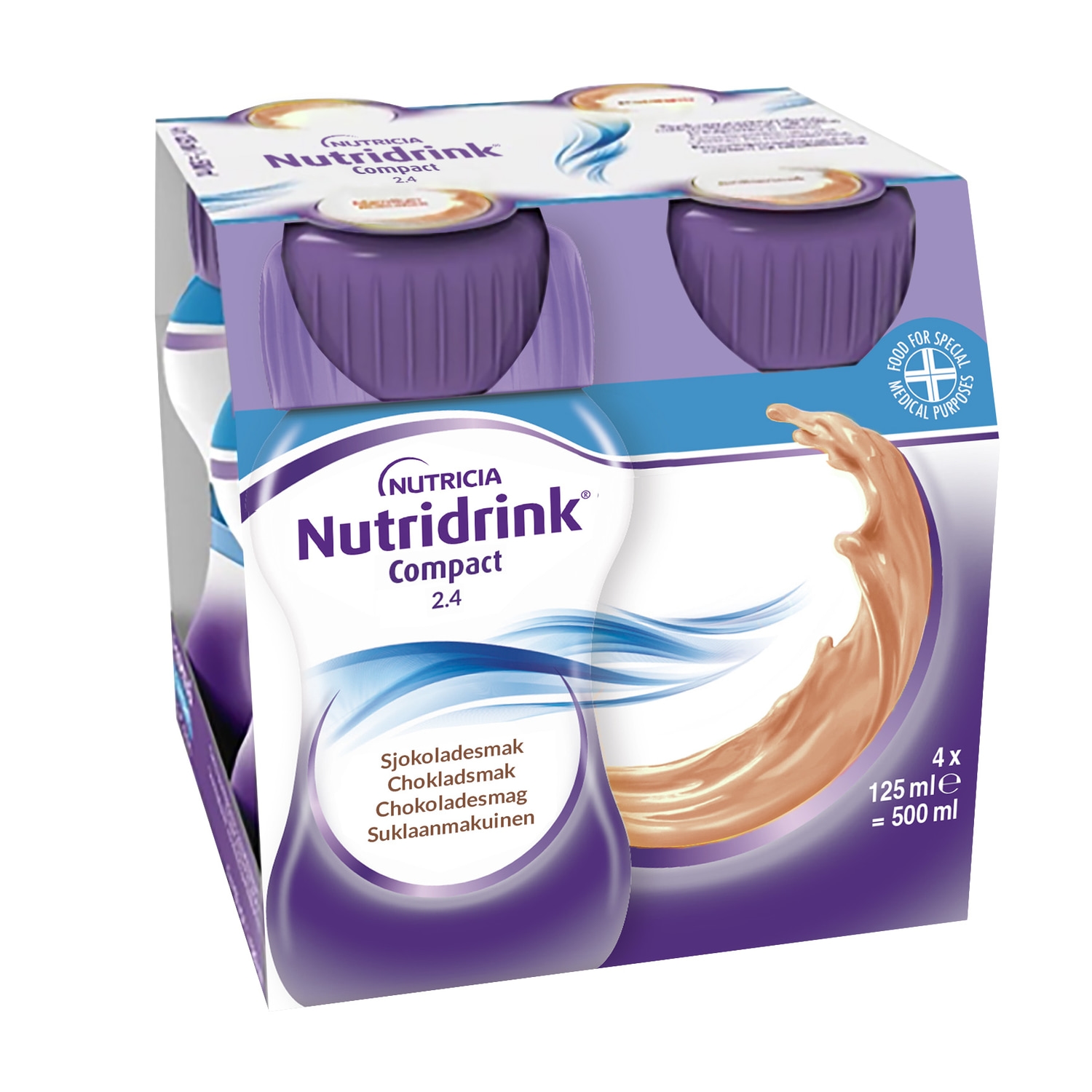 Alternativ bild 1 för Nutridrink Compact Choklad 4 x 125 ml