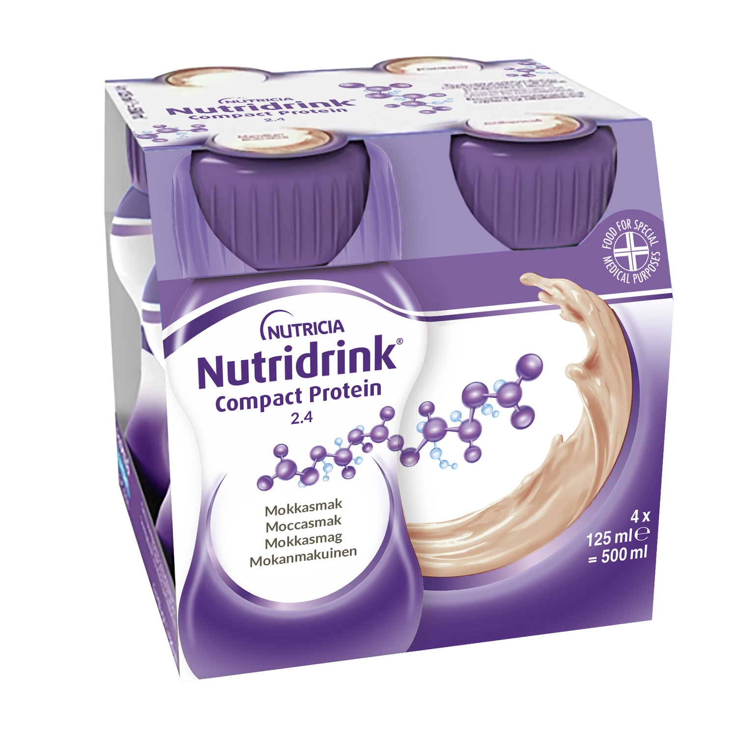 Alternativ bild 1 för Nutridrink Compact Protein Mocca 4 x 125 ml