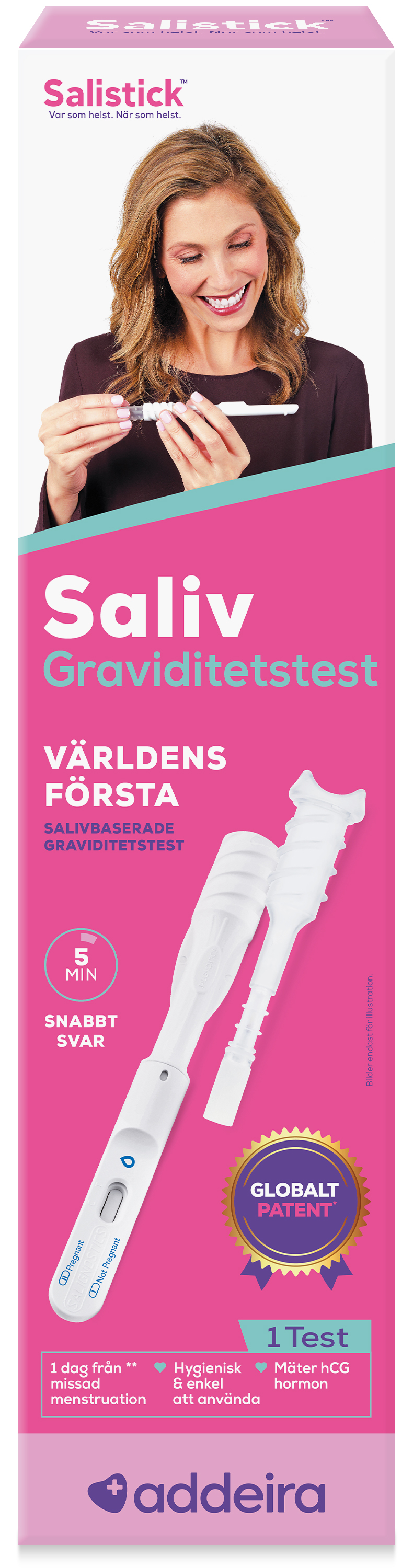 Addeira SaliStick Graviditetstest Saliv