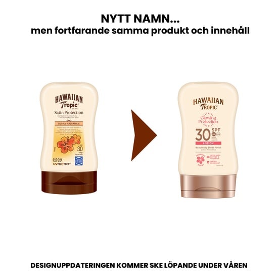 Hawaiian Tropic Glowing Protection Lotion SPF 30 100 ml