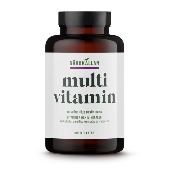 Närokällan Multivitamin Tidsfördröjd 180 tabletter