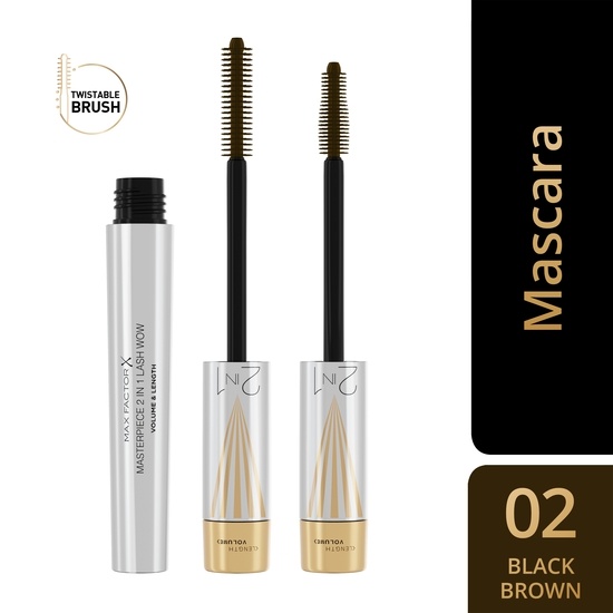 Max Factor Masterpiece 2in1 Black Brown 7 ml