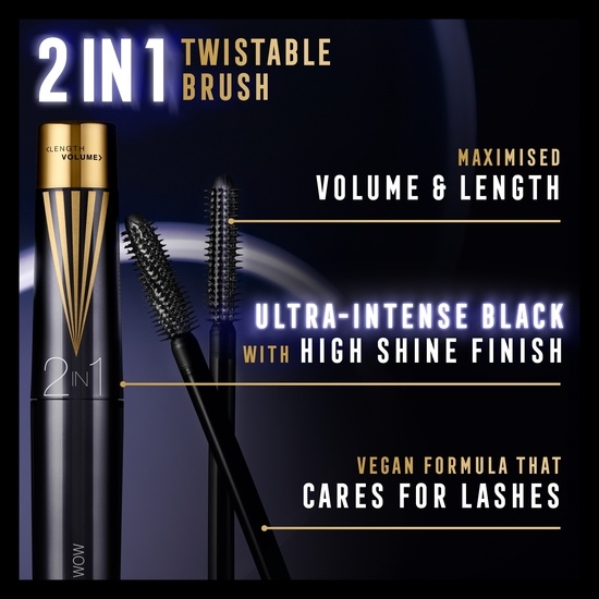 Max Factor Masterpiece 2in1 Midnight Black 7 ml