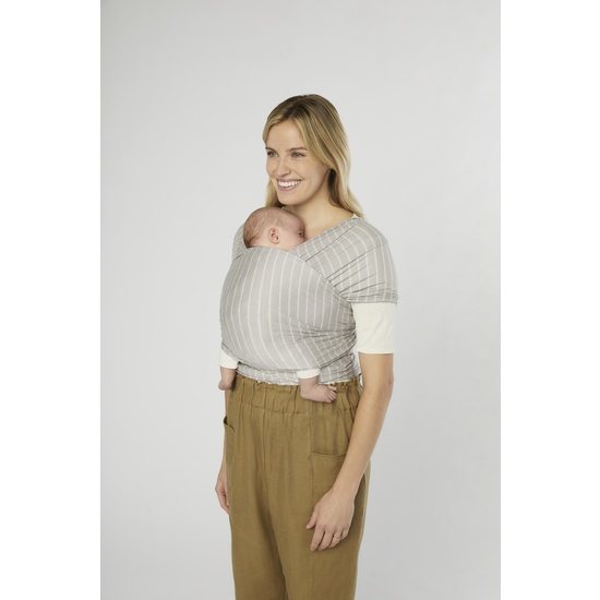 Ergobaby Aura Wrap Knit Grey Stripes