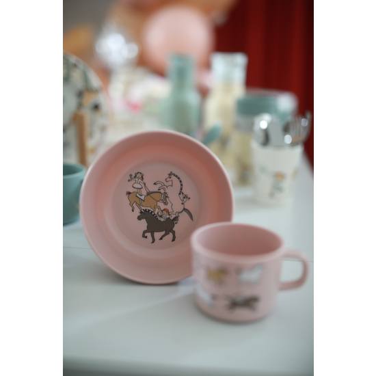 Rätt Start Pippi Cirkus Skål Rosa