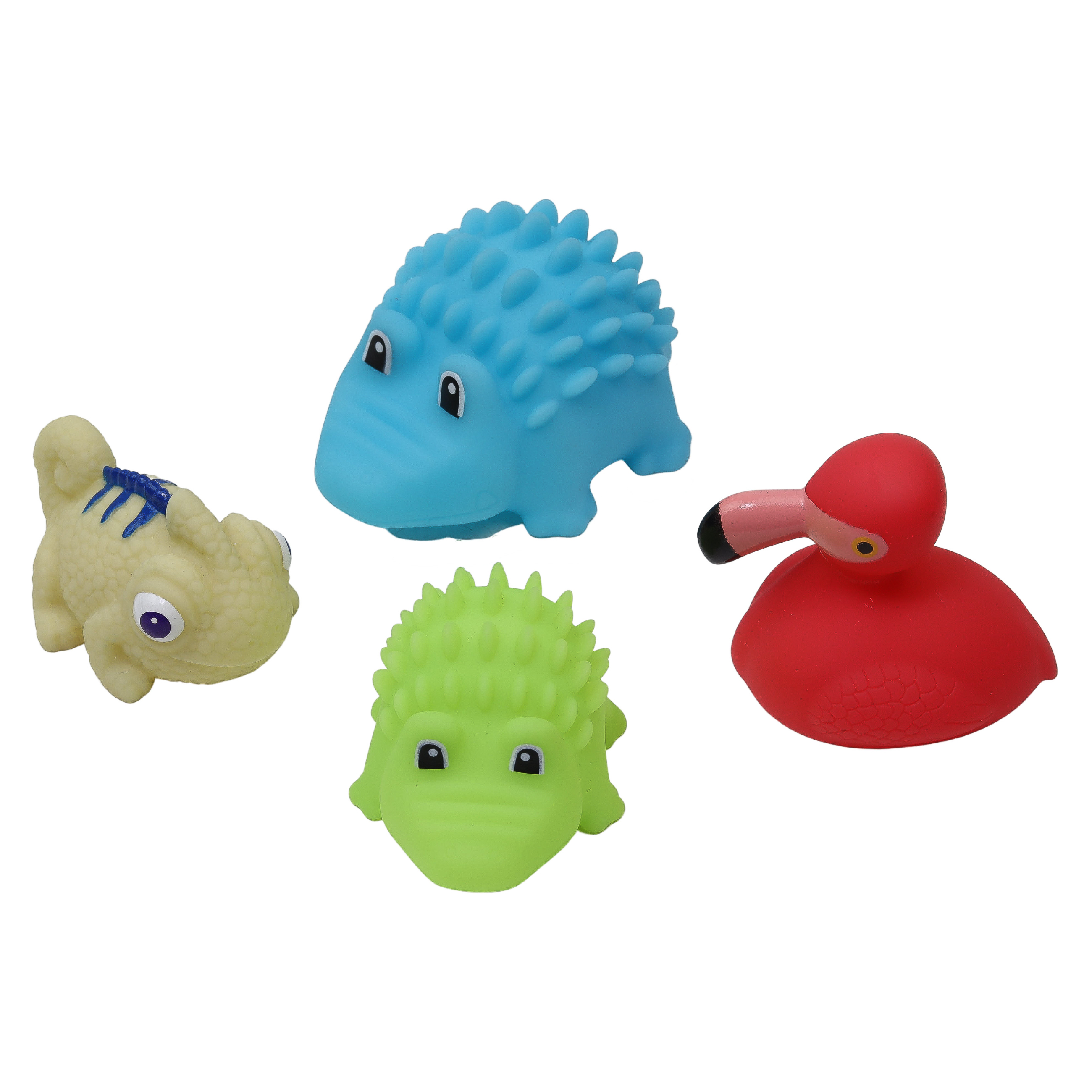 Rätt Start Badleksak Exotiska Djur 4-pack