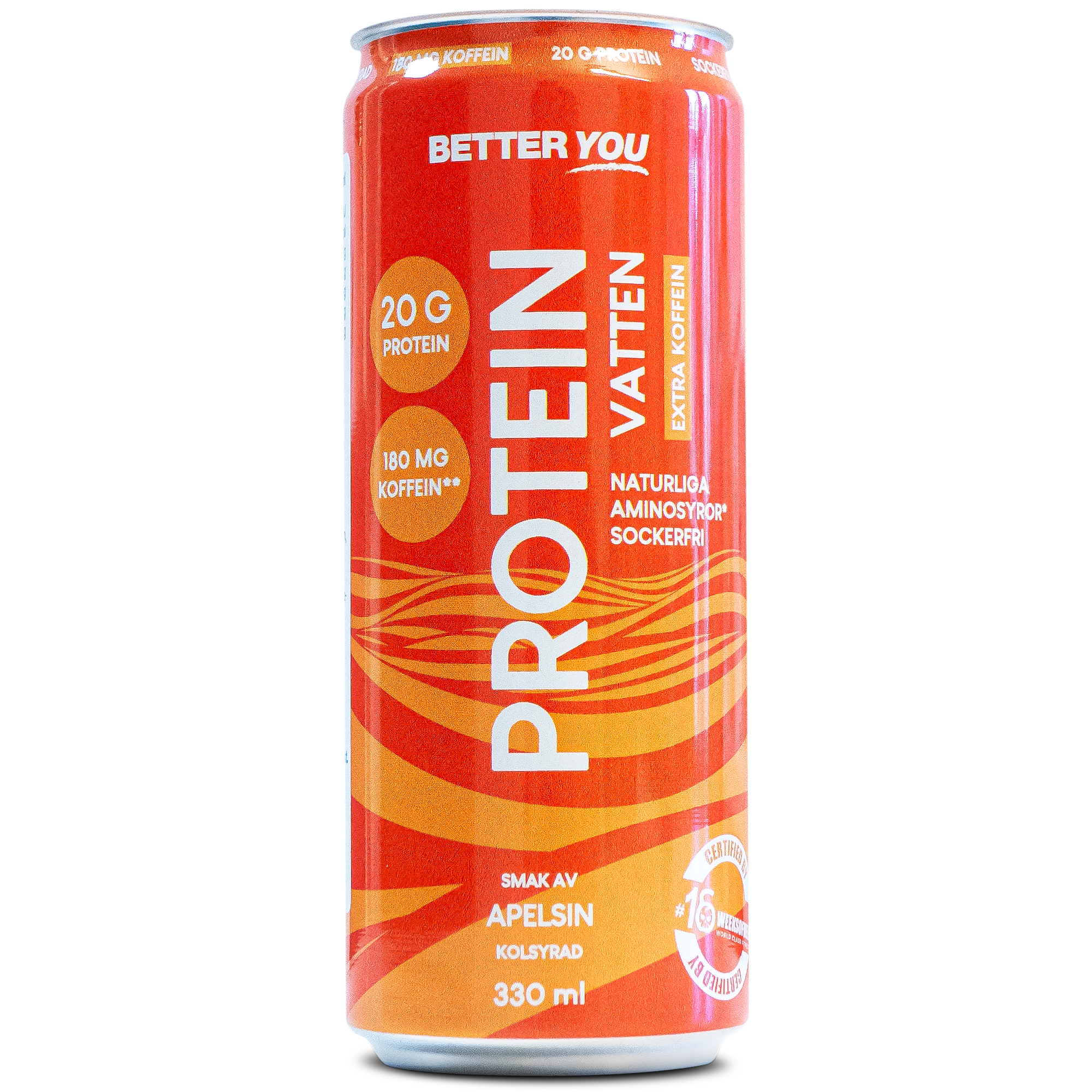 Better You Proteinvatten Koffein Apelsin 330 ml