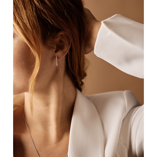 Blomdahl GT Pendant Pearl Curved 15 mm White