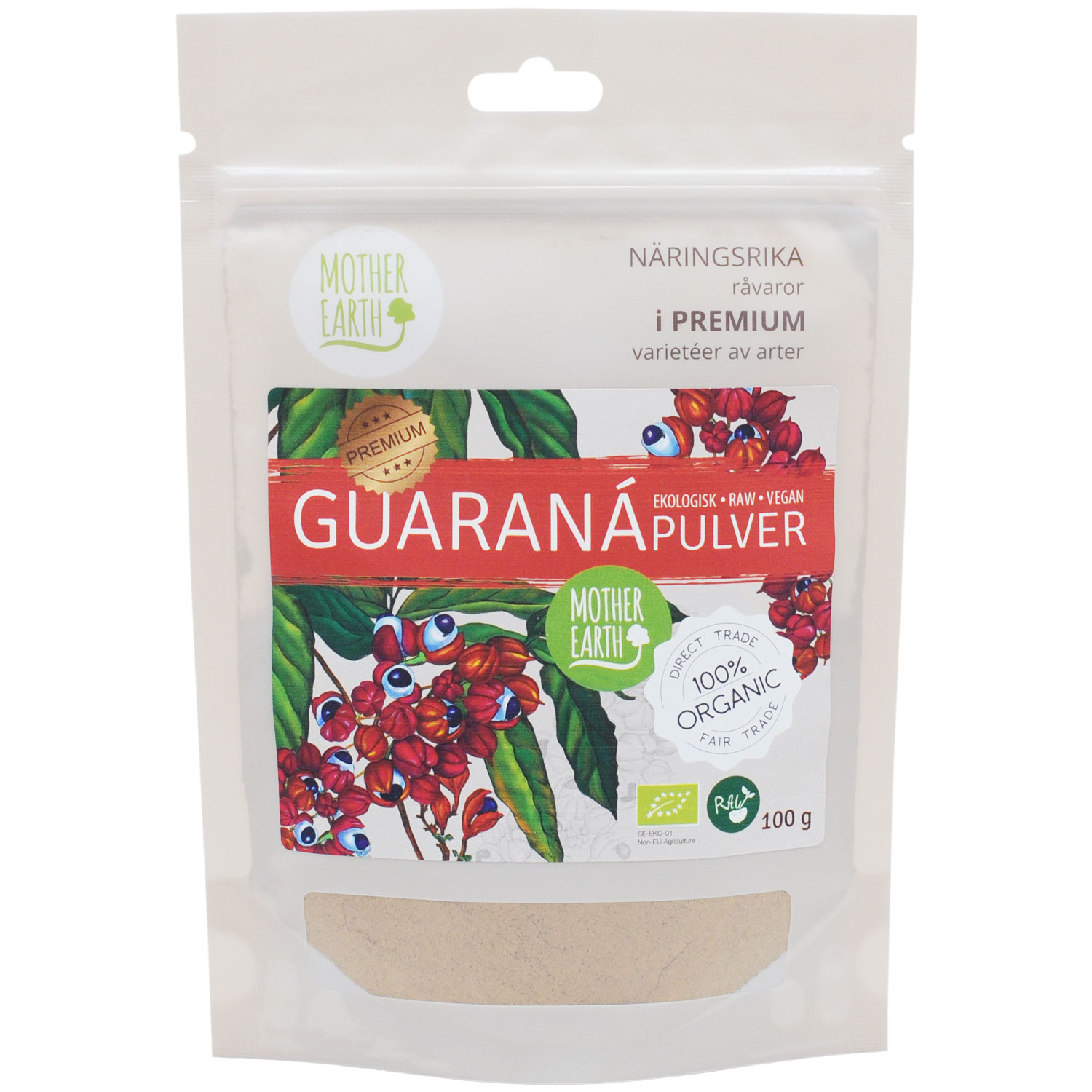 Mother Earth Guaranapulver ME RAW&EKO 100 g