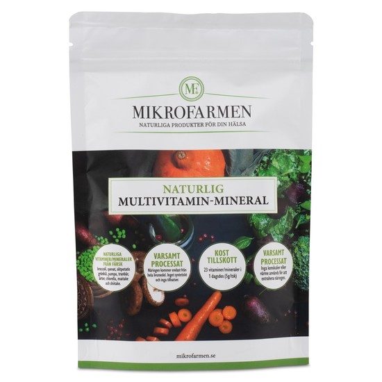 Mikrofarmen Naturlig Multivitamin-Mineral 125 g