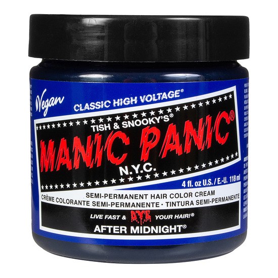 Manic Panic Semi-Permanent Hair Color Cream After Midnight 118 ml