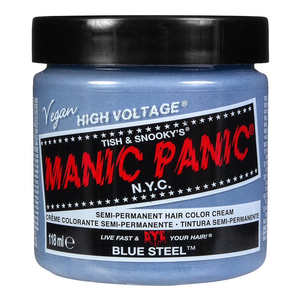 Manic Panic Semi-Permanent Hair Color Cream Blue Steel 118 ml