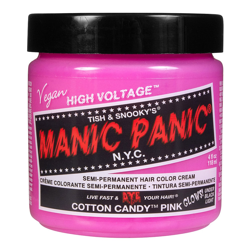 Manic Panic Semi-Permanent Hair Color Cream Cotton Candy Pink 118 ml