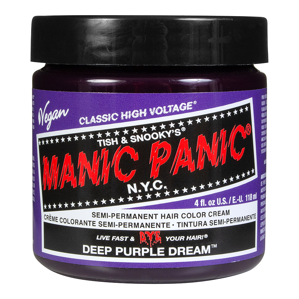 Manic Panic Semi-Permanent Hair Color Cream Deep Purple Dream 118 ml