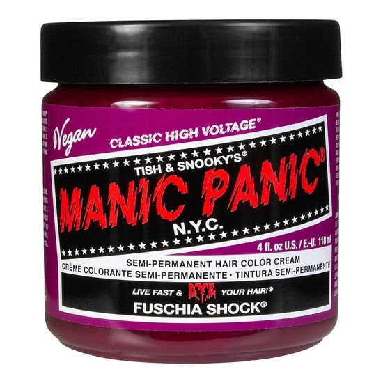 Manic Panic Semi-Permanent Hair Color Cream Fuschia Shock 118 ml