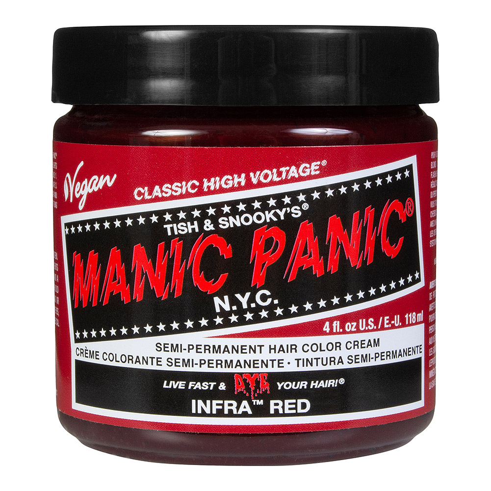 Manic Panic Semi-Permanent Hair Color Cream Infra Red 118 ml