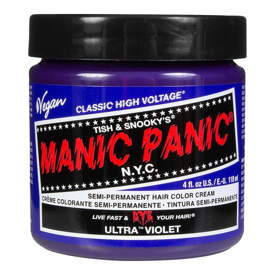 Manic Panic Semi-Permanent Hair Color Cream Ultra  Violet 118 ml